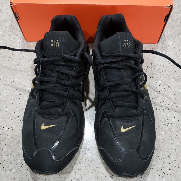 Nike | Shoes | Nike Air Torch Mens Black Gold | Poshmark